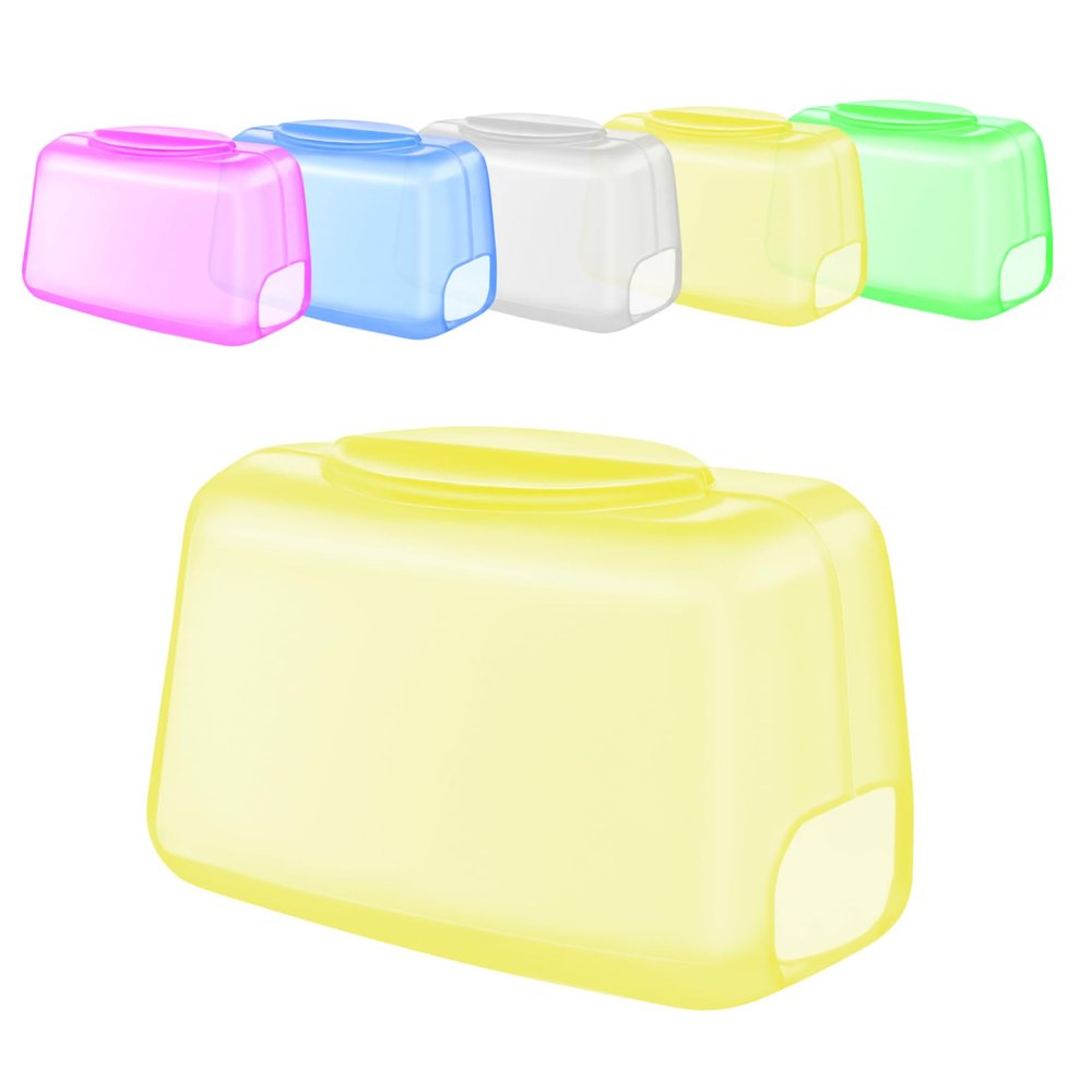 Beavorty 10pcs Travel Toothbrush Covers Plastic Toothbrush Caps for Home Office Travel Use Random