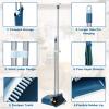 SONCAL Standing Dustpan and Broom Set with 52" Long Extendable Handle for Home, Indoor, Kitchen Room Office Lobby Floor Cleaning view 3
