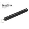 7 Days Pill Case,Portable Pill Box, 7 Days Weekly Medicine Box Aluminum Alloy Waterproof Keychain Pill Holder Case with Keychain and Carabiner for Supplements Pills Vitamins(Black), Metal Pill or view 3