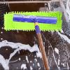 FOMIYES 2Pcs Mop Head Replacement Cloth Soft Flat Mop Refill Pads Water Absorption Mop Pads Accessories for Home Floor Cleaning Green view 3