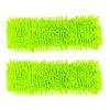 FOMIYES Microfiber Mop Microfiber Mop Flat Mop Mop Head Replacement Cloth, Flip Mop Refills, Water Absorption Mop Head Accessories for Home (Green) Microfiber Mop Flat Mop Flat Mop view 1