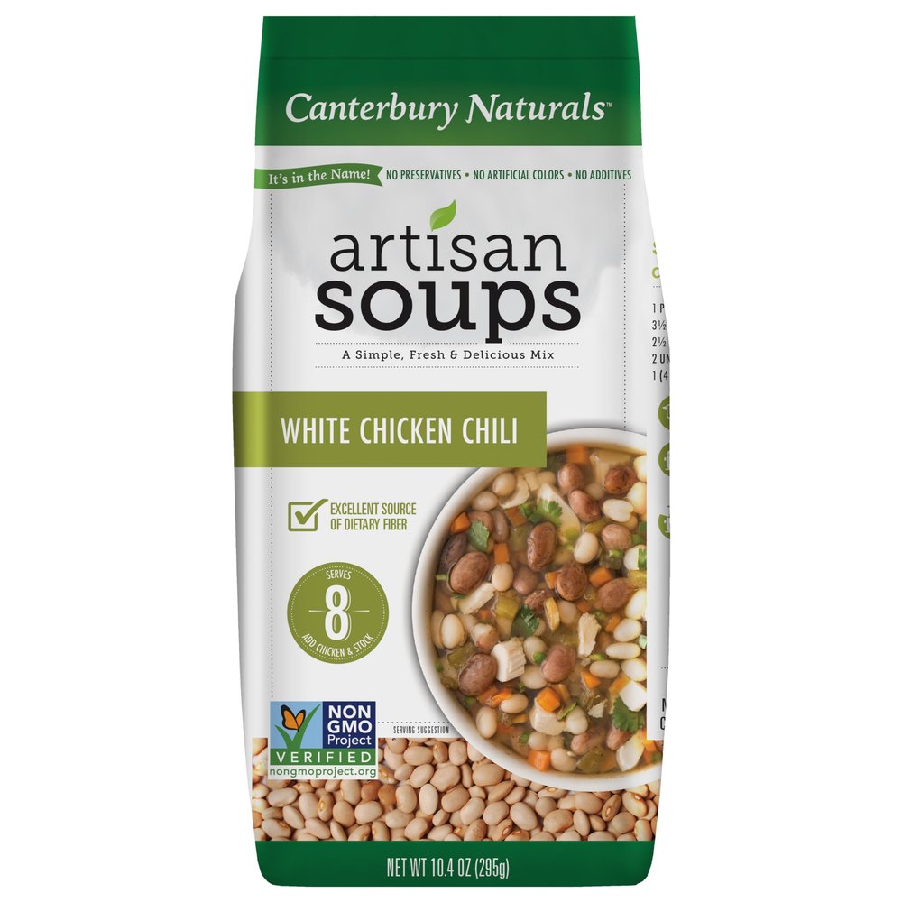 Canterbury Naturals Artisan Soup Mix, White Chicken Chili, Non-GMO, Makes 8 Servings, 10.4-Ounce Bag (Pack of 1)