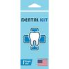 Potty Pack Dental Kit Single Use Portable Kit with Travel Tooth Brush, Tooth Paste, Dental Floss and Mint-Flavored Tooth Picks - 10 Units view 1