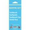 Potty Pack Dental Kit Single Use Portable Kit with Travel Tooth Brush, Tooth Paste, Dental Floss and Mint-Flavored Tooth Picks - 10 Units view 2