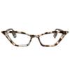 2SeeLife Premium Cat Eye Reading Glasses for Women  Narrow-Medium Fit, Sturdy Frame, Spring Hinges, Stylish Funky Readers, Clear Tortoise, +4.00 view 1