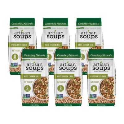 Canterbury Naturals Artisan Soup Mix, White Chicken Chili, Non-GMO, Makes 8 Servings (10.4 Ounce (Pack of 6)