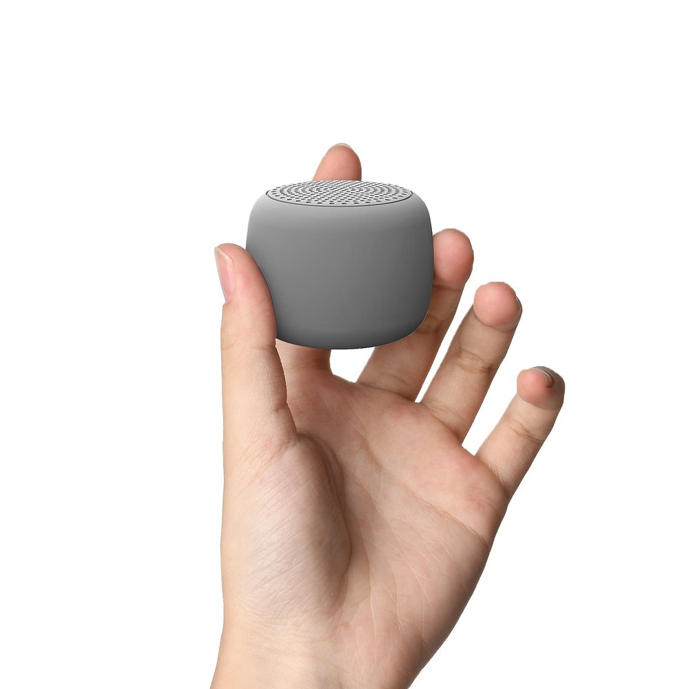 Babelio White Noise Sound Machine for Adults Kids Baby, Mini, 15 Non-looping Sounds, Timer, Memory Function, Easy to Pocket and Travel Gray
