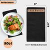 2 Ply Black Dinner Napkins - Pack of 50ct view 2