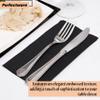 2 Ply Black Dinner Napkins - Pack of 50ct view 4