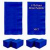 2 Ply Navy Blue Dinner Napkins - Pack of 50ct view 1