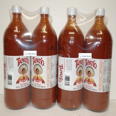 Tapatio Salsa Picante Hot Sauce 32fl oz 946ml (Four Bottles)