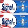 2 Box Signal Anti Caries Toothpaste Cavity Fighter Best Ever Active Micro Calcium Pro Fluoride Complex for Cavity Protection & Long Term Fortification (4.23 oz 120 ml Each One)    view 1