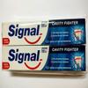 2 Box Signal Anti Caries Toothpaste Cavity Fighter Best Ever Active Micro Calcium Pro Fluoride Complex for Cavity Protection & Long Term Fortification (4.23 oz 120 ml Each One)    view 4