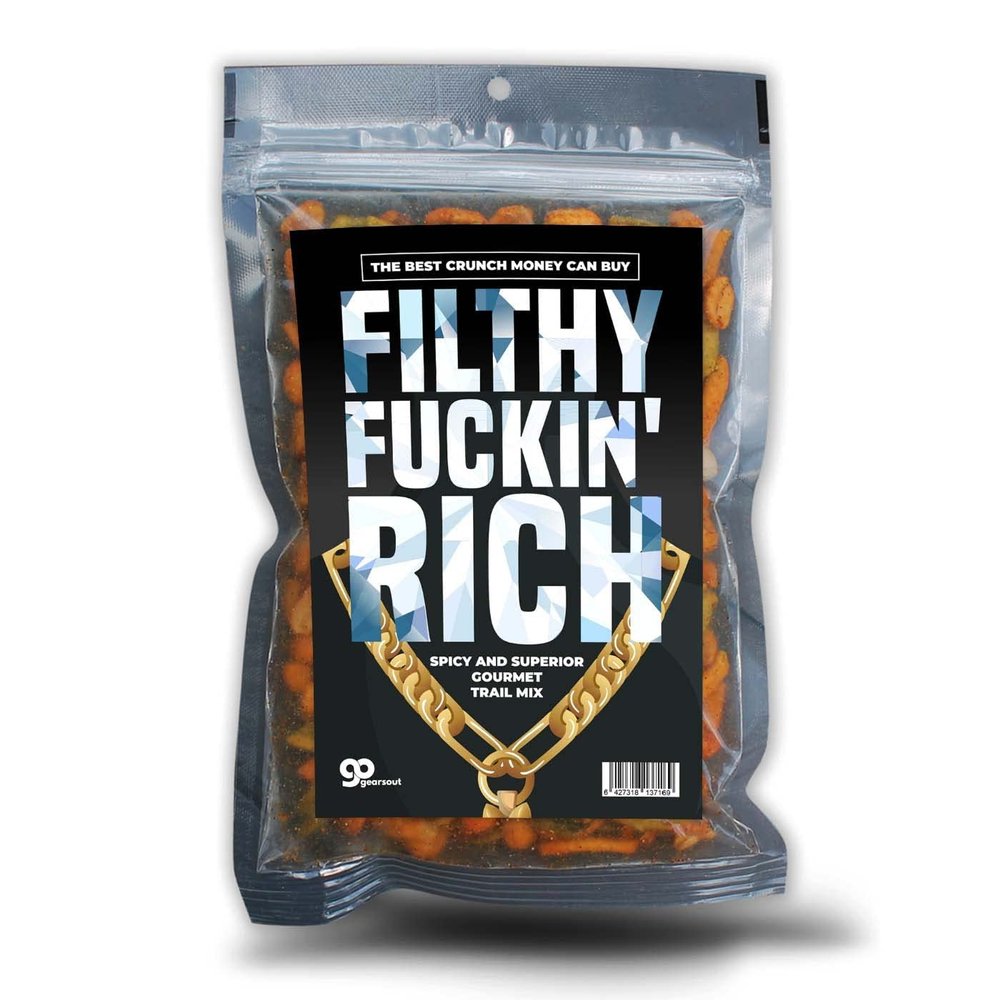 Funny Trail Mix Gift Ideas - Hilarious Stocking Stuffers for Men Food - Spicy Gifts for Men - Funny Foods Gifts - Gourmet Basket Ideas Care Packages Novelty Christmas Gag Gifts for Adults Teenagers Boys Girls Husbands Friends Coworker (Rich)