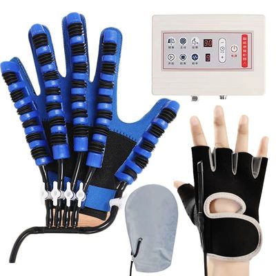 BiiKoon Rehabilitation Robot Gloves Stroke Recovery Aids Hemiplegia Finger Trainer Finger Splint Hand Exerciser for Postoperative Patients (Color : Large, Size : Left Hand)