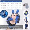 BiiKoon Rehabilitation Robot Gloves Stroke Recovery Aids Hemiplegia Finger Trainer Finger Splint Hand Exerciser for Postoperative Patients (Color : Large, Size : Left Hand) view 2