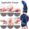 BiiKoon Rehabilitation Robot Gloves Stroke Recovery Aids Hemiplegia Finger Trainer Finger Splint Hand Exerciser for Postoperative Patients (Color : Large, Size : Left Hand) view 4