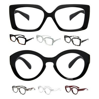 Eyekepper Save 10% on Bundled 4 Pack Ladies Reading Glasses and 4 Pack Readers for Women +2.25