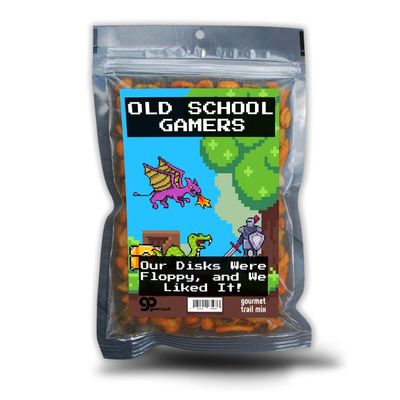 Funny Trail Mix Gift Ideas - Hilarious Stocking Stuffers for Men Food - Spicy Gifts for Men - Funny Foods Gifts - Gourmet Basket Ideas Care Packages Novelty Christmas Gag Gifts for Adults Teenagers Boys Girls Husbands Friends Coworker (80s Gamer)