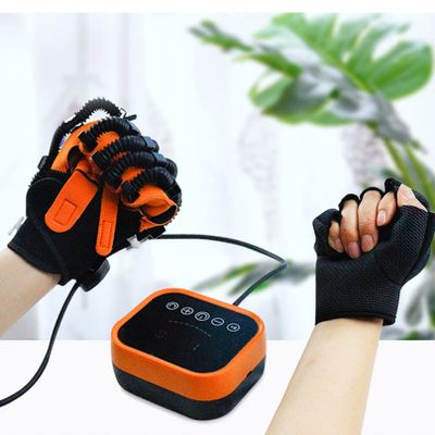 BiiKoon Finger Splints Rehabilitation Robot Gloves for Stroke Hemiplegia Hand Training Aids Patients Exercise Fingers Orthosis Finger Splint Assistive Gloves (Color : Left Hand, Size : X-Large)