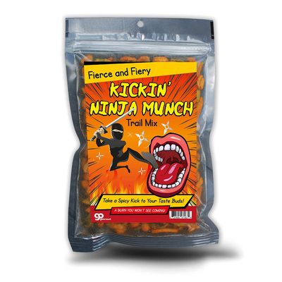Funny Trail Mix Gift Ideas - Hilarious Stocking Stuffers for Men Food - Spicy Gifts for Men - Funny Foods Gifts - Gourmet Basket Ideas Care Packages Novelty Christmas Gag Gifts for Adults Teenagers Boys Girls Husbands Friends Coworker (Ninja)