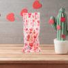 NUOBESTY 100pcs Heart-Shaped Candy Packing Bags Multi-use Treat Bags for Valentine's Day for Snacks Cookies and Party Favors view 3