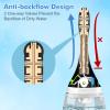 Automatic Electric Enema Bulb with 3 Speeds, Silicone Enema Anal Douche Cleaner for Men Women Colon Cleansing, Remote Control Reusable Enema Kit Cleaner Anti-Backflow Douche for Easy Cleaning 15oz view 4