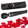 Belothi Powerful Handheld Electric Back Massager - 8 Powerful Speeds and 20 Patterns - Hand Held Massage Tool for Neck & Back - Rechargeable - Travel Friendly -Black view 1