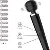 Belothi Powerful Handheld Electric Back Massager - 8 Powerful Speeds and 20 Patterns - Hand Held Massage Tool for Neck & Back - Rechargeable - Travel Friendly -Black view 2