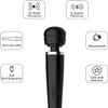Belothi Powerful Handheld Electric Back Massager - 8 Powerful Speeds and 20 Patterns - Hand Held Massage Tool for Neck & Back - Rechargeable - Travel Friendly -Black view 4