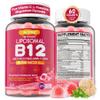Methyl B12 Gummies 5000 mcg 10000 mcg w/L-Methylfolate, B6, D3 Vitamin C, Lion's Mane Mushroom, L-Theanine, CoQ10, Extra Strength Vitamin B12 Gummies Supplement - Energy, Focus, Brain & Immunity 1Pack view 1