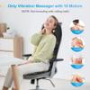 COMFIER Back Massager with Heat, App Control Vibration Massage Seat Cushion, 10 Motors & 3 Heat Levels Chair Massager Pad, Gifts for Mom,Dad Home Office Use,Black view 3