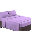 Luxury 100% Organic Cotton Sheets - 500 Thread Count Soft 4-Pc Full/Double Sheets Set, Cooling Sheets Up to 16 Deep Pocket, (Full/Double, Lavender Solid) view 3