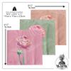60 Count Flower Blossom Party Napkins, 3 Packs of 20, 3 Ply Paper, Luncheon Size 6.75 x 6.75 Inches, 3 Vibrant Shabby Chic Patterns view 3