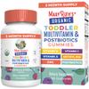 MaryRuth Organics Toddler Multivitamin Gummies + Postbiotics | USDA Organic | Vitamins for Kids Ages 2+ | Immune Support | Vitamin C | Vitamin D3 | Vitamin A | Zinc | Vegan | Non-GMO | 60 Servings view 1