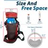 4ALLFAMILY Companion Soft Case Open Medicine Travel Cooler TSA Approved  Insulin Travel Case for Medicine Kit  Portable Insulin Bag for Medical Storage  Diabetic Supplies (Red) view 3