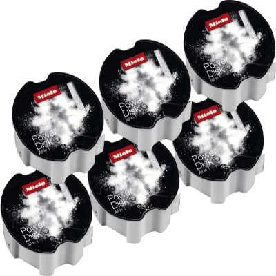 Miele Miele PowerDisk All in 1 Dishwasher Detergent for Dishwashers with AutoDos, 6-Pack