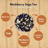 The Whistling Kettle Blackberry Sage Tea - Premium Herbal Black Loose Leaf Tea view 3