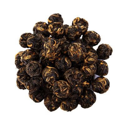 The Whistling Kettle Black Dragon Pearls Tea - Cocoa, Caramel Premium Black Loose Leaf Tea