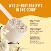 FlavCity Grass Fed Whey Protein Powder - Vanilla Smoothie - 25g Protein & 10g Collagen - Made with Real Vanilla Bean & Organic Coconut Milk - Gluten Free & No Added Sugars (20 Servings) view 4