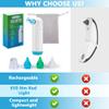 Electric Ear Dryer for Swimmers Ear by Tilcare - Rechargeable Ear Drying Water Remover for Swimming, Showering, and Hearing Aids - Comes with 3 Ear Drying Tips & Carrying Pouch view 3
