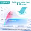 Comfcube Ice Pack for Injuries, Reusable 2 Hours Long Lasting Flexible Cold Ice Pack Wrap for Swelling, Bruises, Sprain, Joint and Muscle Pain Relief, for Ankle, Wrist, Elbow & More Green view 3
