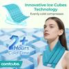 Comfcube Neck Ice Pack Wrap for Cervical Pain and Cooling, 2 Hours Long Lasting Cold Ice Pack for Neck Shoulders, FSA Eligible, Flexible Cold Pack for Hot Weather, Hot Flashes, Surgery, Swelling view 2