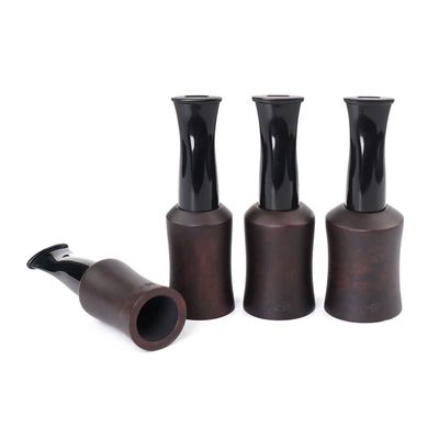 MUXIANG 4 Sizes Set Briar wood Wooden Cigar Mouthpiece Tips Portable Cigar Holder (38-42/43-47/48-52/53-57)