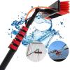 SHENUZ Water Fed Pole Kit, Window Cleaner Kit, Water/Hose Fed Pole, Window Cleaning Brush Equipment, Washing Set Equipment Extension Pole Cleaning,12FT/3.6M-55CM view 1