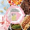 150 PCS-6x9 Reclosable Mylar Bags Pink for Food Storage, Resealable Large Mylar Bag with Clear Window for Small Businesses, Smell Proof Aluminum Foil Resealable Edible Packaging Bag for Candies view 4