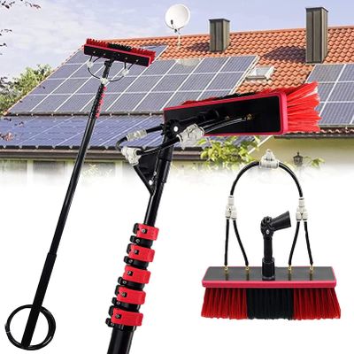 SHENUZ Water Fed Pole Kit, Washing Set Equipment Extension Pole Cleaning for Trucks Windows, Cleaning Photovoltaic and Solar Panels,19FT/6M