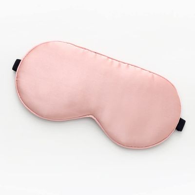 LUYILA Sleep Eye Mask for Men Women, Silk Sleep Mask, Super-Smooth & Soft Eye Mask with Adjustable Strap, 100% Perfect Blocks Light (Color : Pink)
