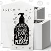 Yexiya 120 Pcs Paper Guest Towels Disposable Hand Towels Bathroom Guest Napkins Disposable Decorative Bathroom Napkins for Powder Room Wedding Holiday Birthday Baby Bridal Shower (White Black) view 1