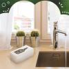 Yexiya 120 Pcs Paper Guest Towels Disposable Hand Towels Bathroom Guest Napkins Disposable Decorative Bathroom Napkins for Powder Room Wedding Holiday Birthday Baby Bridal Shower (White Black) view 4